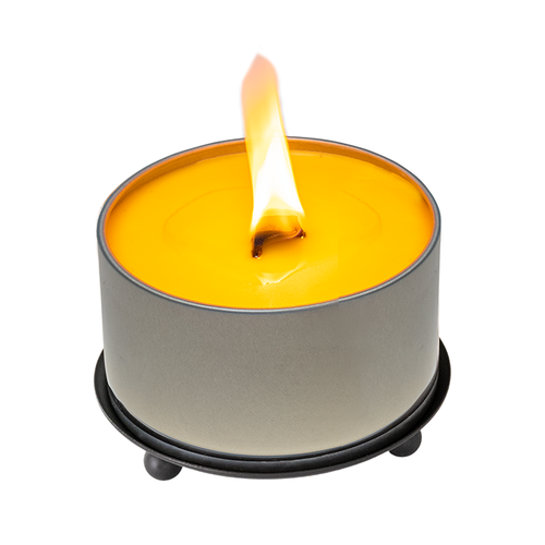 Matte Black Candle Holder & Trivet