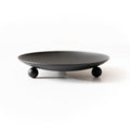 Matte Black Candle Holder & Trivet